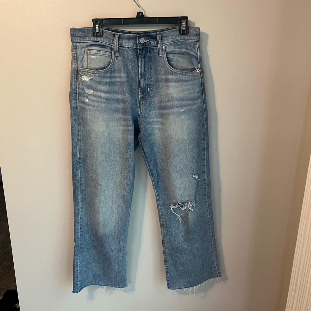 GAP Wide Leg Cropped Jeans